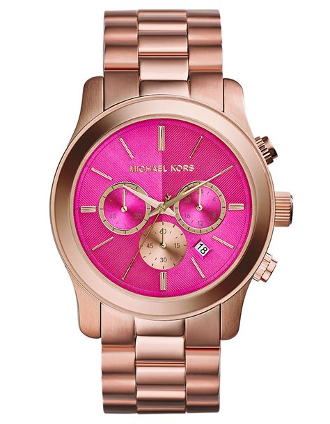 michael kors uhr pink gold